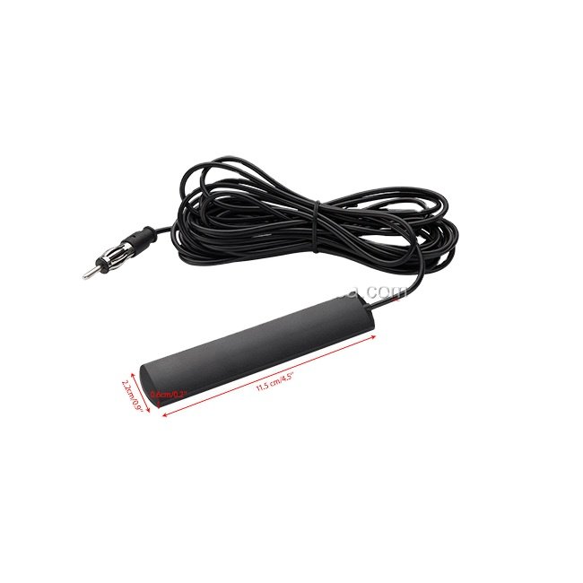 XTRONS RANT01 12V Windscreen DIN Aerial FM Radio Antenna for Universal Car Stereo